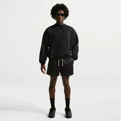 Nike Men's Standard Issue 5" Practice Mesh Basketball Shorts In Black