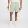 Nike Men's Standard Issue 8" Dri-fit Fleece Basketball Shorts In Green