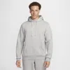 Nike Men's Standard Issue Dri-fit Pullover Basketball Hoodie In Grey