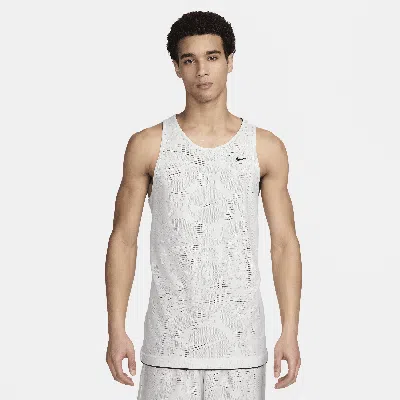 Nike Men's Standard Issue Dri-fit Reversible Basketball Jersey In White