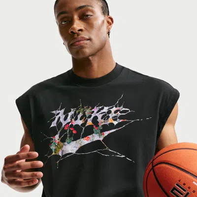 Nike Men's Standard Issue Dri-fit Sleeveless Basketball Top In Black