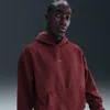 Nike Men's Standard Issue Therma-fit Brushed Basketball Pullover Hoodie In Burgundy