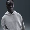 Nike Men's Standard Issue Therma-fit Brushed Basketball Pullover Hoodie In Gray