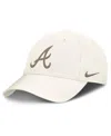 Nike Atlanta Braves Club  Men's Mlb Adjustable Hat In Gray