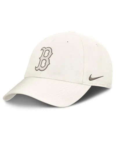 Nike Men's Stone Boston Red Sox Club Adjustable Hat In Gray