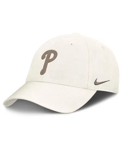 Nike Men's Stone Philadelphia Phillies Club Adjustable Hat In Gray