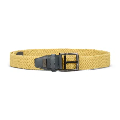 Nike Men's Stretch Woven Golf Belt In Yellow
