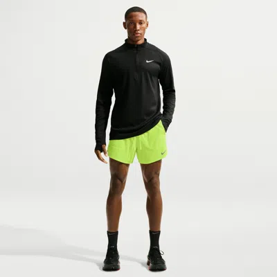 Nike Men's Stride Aero-fit 5" Brief-lined Running Shorts In Green