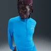 Nike Men's Stride Dri-fit 1/4-zip Running Top In Blue