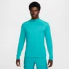 Nike Men's Stride Dri-fit 1/4-zip Running Top In Green