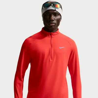 Nike Men's Stride Dri-fit 1/4-zip Running Top In Red