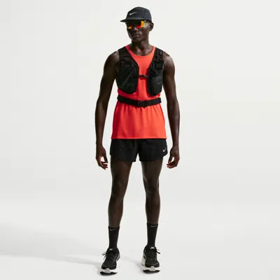 Nike Men's Stride Dri-fit 5" 2-in-1 Running Shorts In Orange