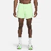 Nike Men's Stride Dri-fit 7" Brief-lined Running Shorts In Vapor Green/ Vapor Green