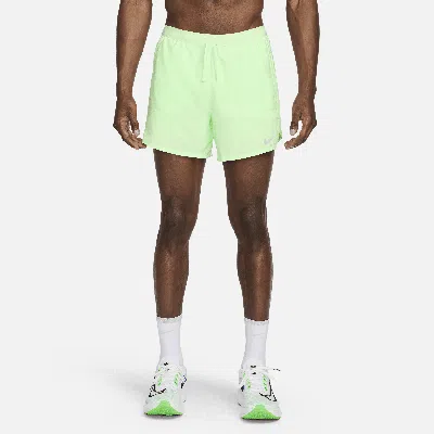 Nike Men's Stride Dri-fit 7" Brief-lined Running Shorts In Vapor Green/ Vapor Green