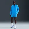 Nike Men's Stride Dri-fit 5" Brief-lined Running Shorts In Blue