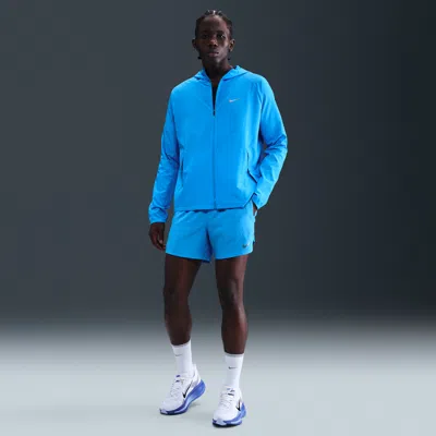 Nike Men's Stride Dri-fit 5" Brief-lined Running Shorts In Blue