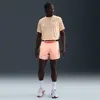 Nike Men's Stride Dri-fit 5" Brief-lined Running Shorts In Orange