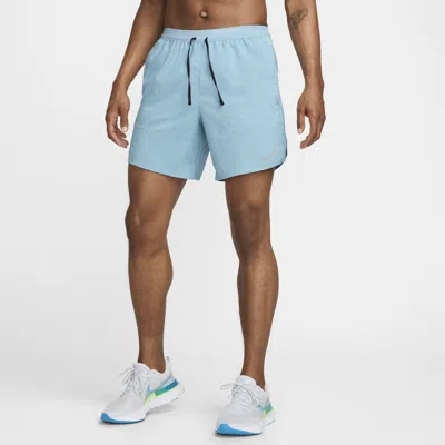 Nike Men's Stride Dri-fit 7" 2-in-1 Running Shorts In Blue