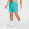 Nike Men's Stride Dri-fit 5" Hybrid Running Shorts In Green