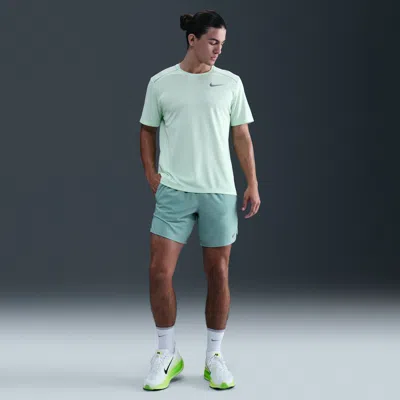 Nike Men's Stride Dri-fit 7" Brief-lined Running Shorts In Green