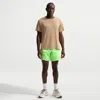 Nike Men's Stride Dri-fit 7" Brief-lined Running Shorts In Green