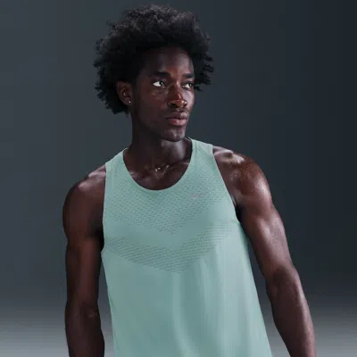 Nike Men's Stride Dri-fit Adv Running Tank Top In Green