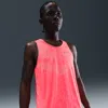 Nike Men's Stride Dri-fit Adv Running Tank Top In Red