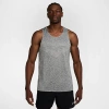 Nike Men's Stride Dri-fit Adv Running Tank Top In Smoke Grey/heather 