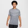 Nike Men's Stride Dri-fit Adv Short-sleeve Running Top In Blue