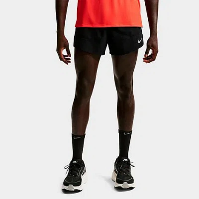 Nike Men's Stride Dri-fit 2-in-1 5" Running Shorts In Black