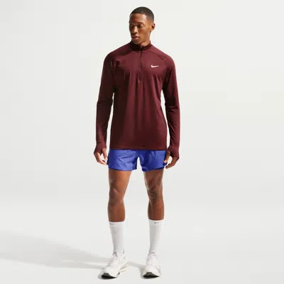 Nike Men's Stride Dri-fit 5" 2-in-1 Running Shorts In Brown