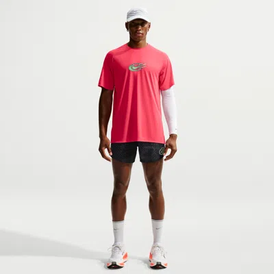 Nike Men's Stride Dri-fit 5" Brief-lined Running Shorts In Black