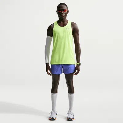 Nike Men's Stride Dri-fit 5" Brief-lined Running Shorts In Blue