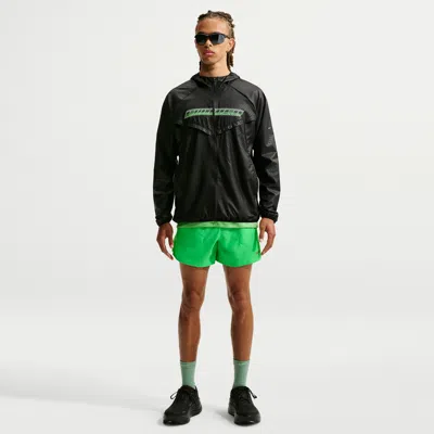 Nike Men's Stride Dri-fit 5" Brief-lined Running Shorts In Green