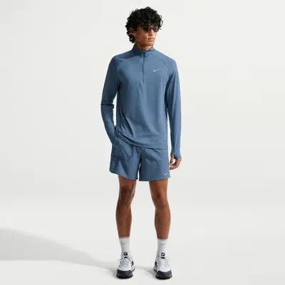 Nike Men's Stride Dri-fit 7" Brief-lined Running Shorts In Blue