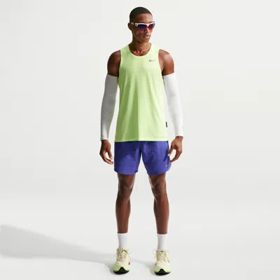 Nike Men's Stride Dri-fit 7" Brief-lined Running Shorts In Green