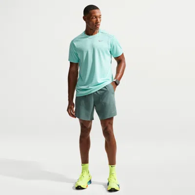 Nike Men's Stride Dri-fit 7" Brief-lined Running Shorts In Green