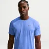 Nike Men's Stride Dri-fit Adv Short-sleeve Running Top In Blue