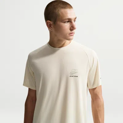 Nike Men's Stride Dri-fit Adv Short-sleeve Running Top In White