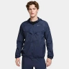Nike Stride Dri-fit Uv Hooded Running Jacket In Blue