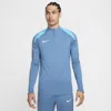 Nike Men's Strike Dri-fit Soccer 1/2-zip Drill Top In Blue