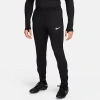 Nike Casual Sports Logo Solid Color Bundle Feet Pants Black In Black/black/anthracite/white