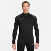 Nike Men's Strike Dri-fit Soccer 1/2-zip Drill Top In Black/anthracite/white