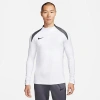 Nike Men's Strike Quarter-zip Dri-fit Drill Top In White/iron Grey/black