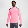 Nike Men's Strike Dri-fit Soccer 1/2-zip Drill Top In Sunset Pulse/black/black