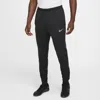 Nike Casual Sports Logo Solid Color Bundle Feet Pants Black