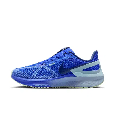 Nike Men's Structure 25 Road Running Shoes In Blue