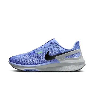 Nike Men's Structure 25 Road Running Shoes In Blue