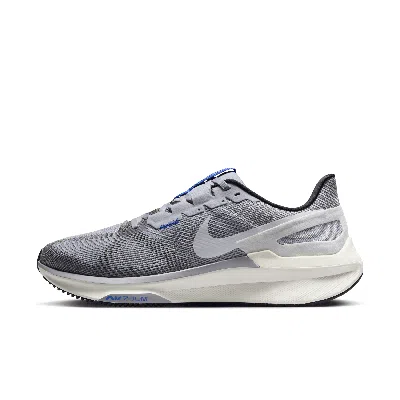 Nike Men's Structure 25 Road Running Shoes In Grey