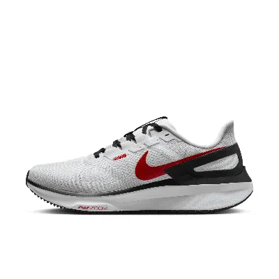 Nike Men's Structure 25 Air Zoom Shoes In 106 In White